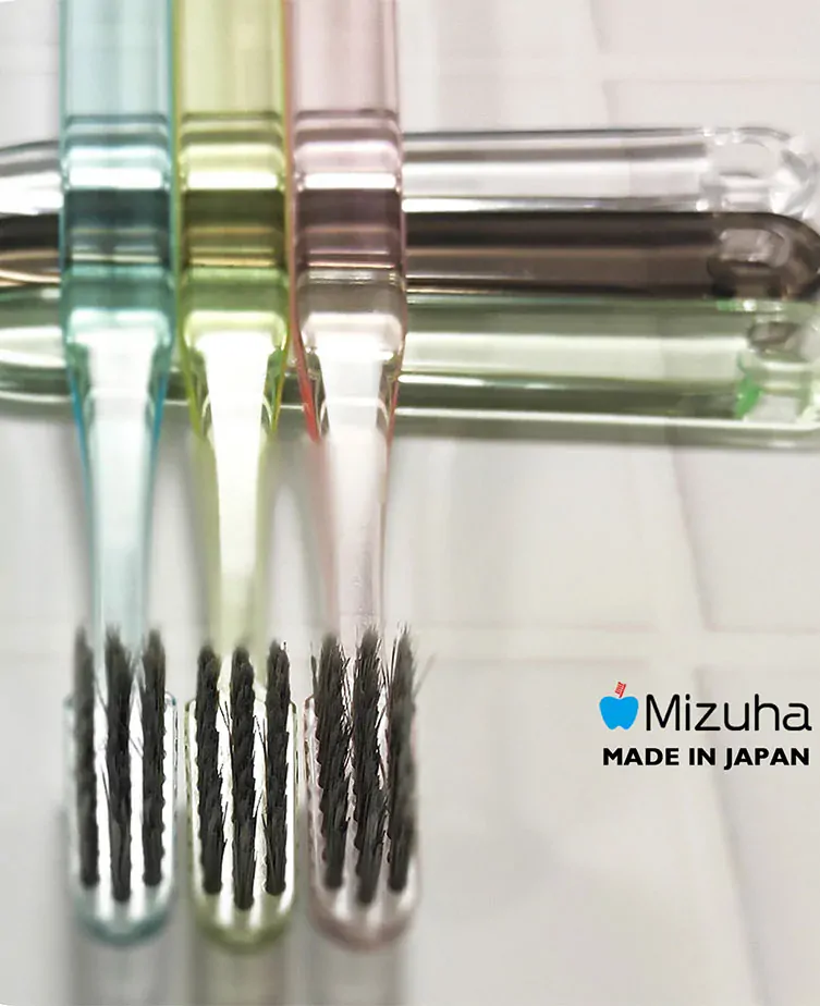 MIZUHA Wakka, detská zubná kefka ružová