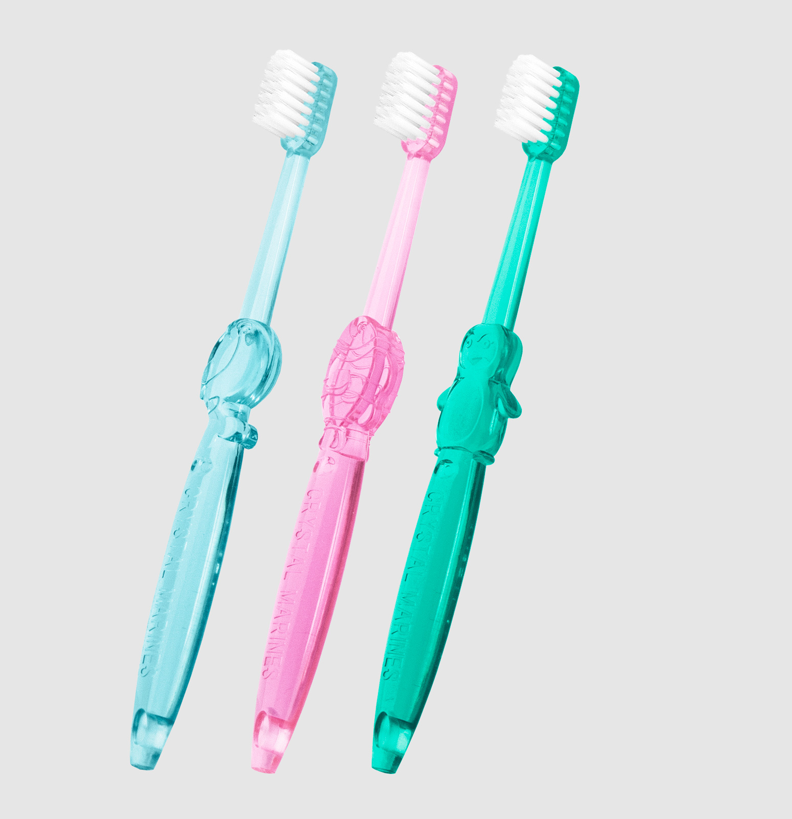 Detská zubná kefka Crystal Marines modrá