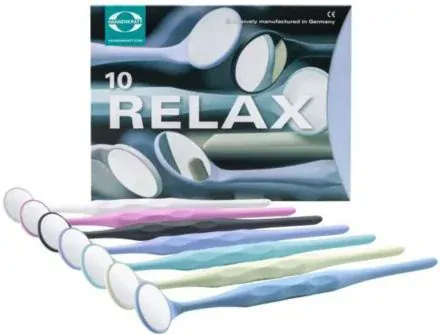 Relax Rhodium zrkadielka č. 5 (24 mm) mix farieb